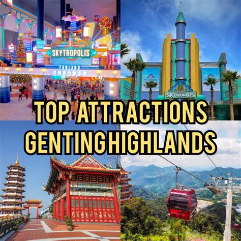 attractions in genting highlands.